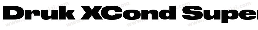 Druk XCond Super字体转换